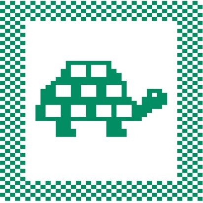 Turtle Dishcloth - knitting pattern