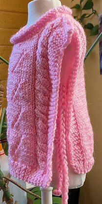 Petal pink baby vest