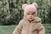 Double Pompom Winter Hat Hat Ears Bear Children Baby