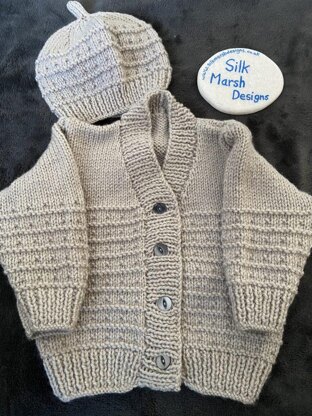 REMI - V-Necked Cardigan & Hat