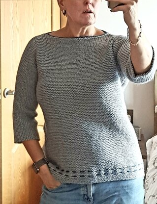 Garter Stitch Tee