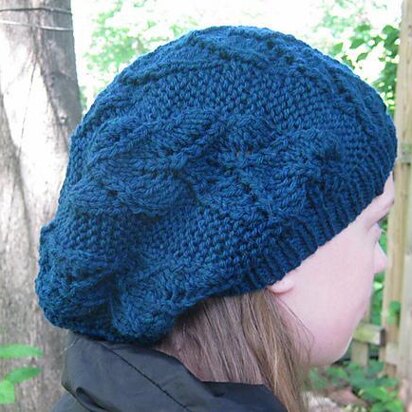 Hooked for Life Slouchy Leaf Hat PDF