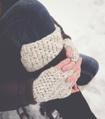 Polar Vortex Fingerless Gloves