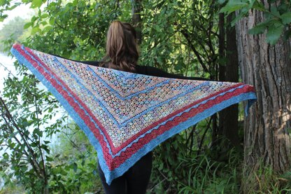 Un air de fleuve shawl