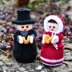Christmas Carol Singer Dolls Knitting Pattern - Toy Knitting Pattern