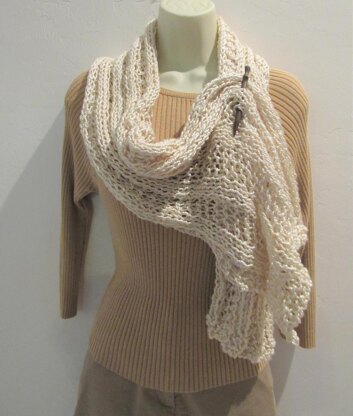 Pearl Frost Scarf