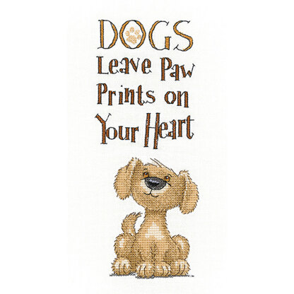 Heritage Paw Prints Cross Stitch Kit