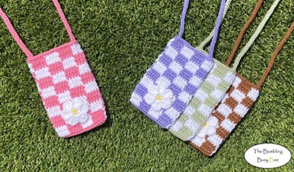 Checkered Crossbody Bag