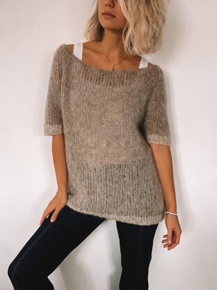 Simple Sweater "Alpaca Silk"