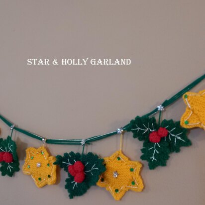 Star and Holly Garland