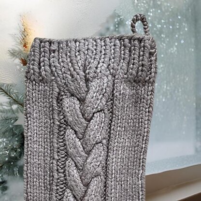 Cable Christmas Stocking