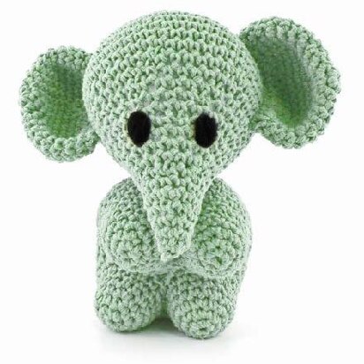 Elephant Mo Toy in Hoooked Eco Barbante - Downloadable PDF
