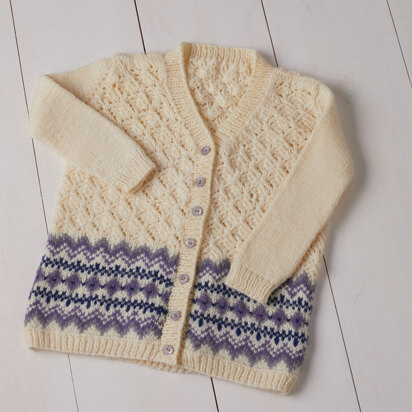 Spinel Cardigan in Valley Yarns Valley Superwash DK - 908 - Downloadable PDF