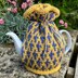 Medieval Cross 4 Cup Teapot Cosy Knitting Pattern