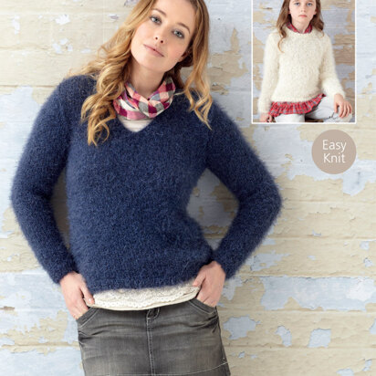 Sweaters in Sirdar Ophelia - 7313