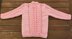 Petunia - Child’s 8ply lace panel cardigan