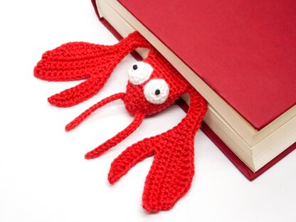 Lobster Bookmark Crochet Pattern