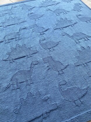 Textured Dinosaur Knit