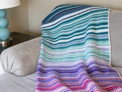 Temperature Blanket Historical Year Long Crochet Along Throw Afghan