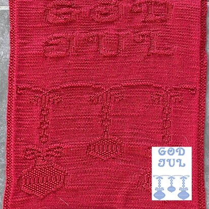 Nr. 382 Ornament God Jul guest towel