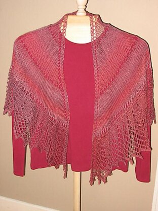 Love Affair in Lace Shawl