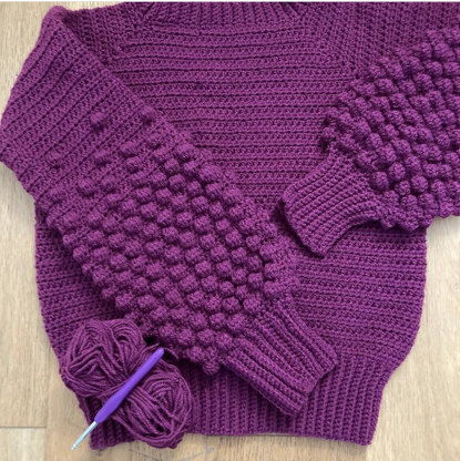 Berry dipped jumper