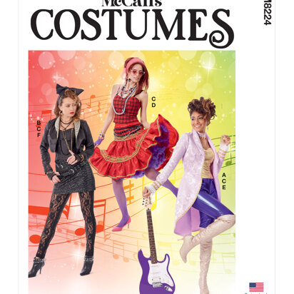 McCall's Misses' Costumes M8224 - Sewing Pattern