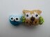 Tiny knitted owls