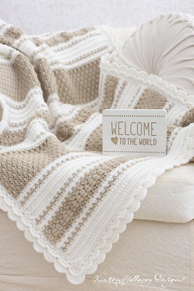 Parfait Vintage-Style Baby Blanket