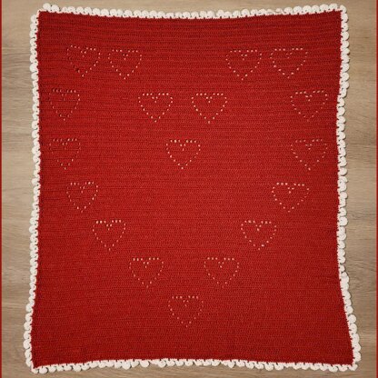 Heart of Hearts Baby Blanket