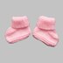 Preemie Pink Bootees for Baby