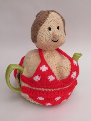 Bikini Beach Babe Tea Cosy Knitting Pattern