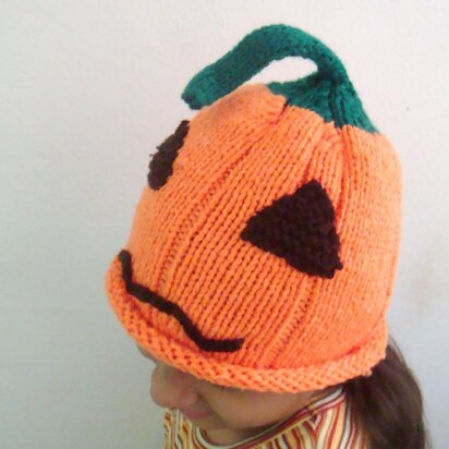 Pumpkin Hat - knitting pattern