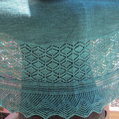 The Fetlar Wide Wingspan Shawl