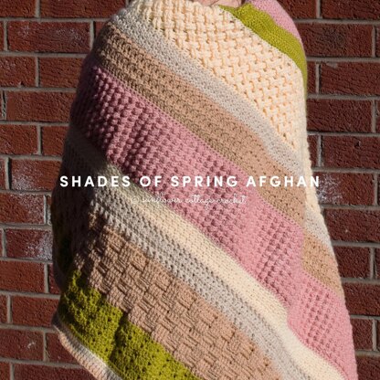 Shades of Spring  Afghan