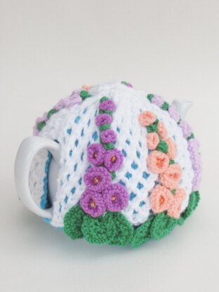 Hollyhock Tea Cosy Knitting Pattern