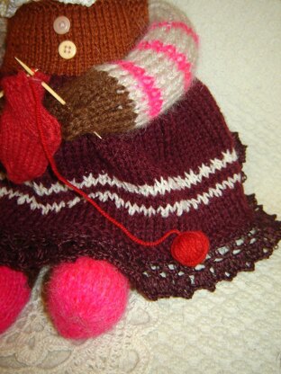 Knitting Monkey Doll Pattern, Cozy Grandma Style