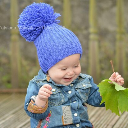 Warm Lines Hat Knitting Pattern