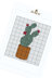 Cactus in DMC - PAT0329 - Downloadable PDF
