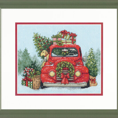 Dimensions Festive Ride Counted Cross Stitch Kit