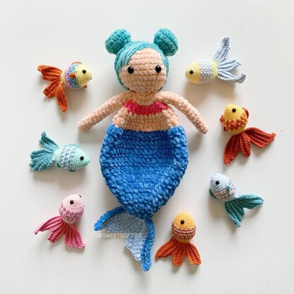 Ragdoll mermaid shop crochet pattern