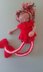 Knitted Doll Dress or Tunic - in Red Heart Lisa