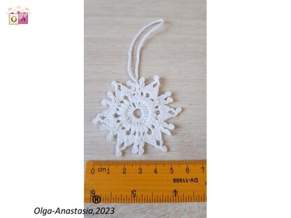 Crochet snowflake 22