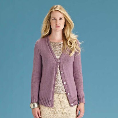 Rue Cardigan in Rowan Handknit Cotton - Downloadable PDF