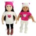 Kitty Cat Top & Hat for 18" Doll