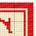 Bordered Cushion Initial Letter G Pillow Mini C2C Crochet Pattern ABC Name Bolster