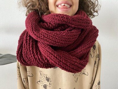 Crochet infinity scarf pattern PDF