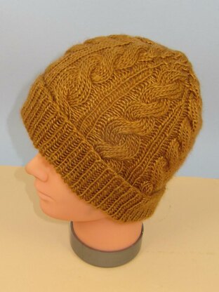 Alternate Twist Cable Beanie hat