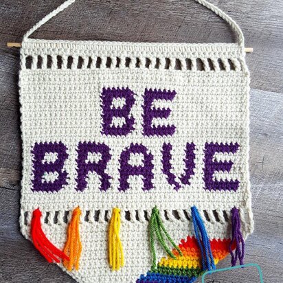 Be Brave Wall Hanging