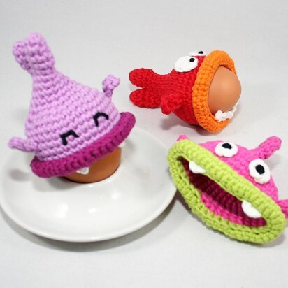 Egg Cozies - Hungry Fishes - Amigurumi